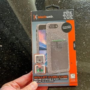Blackweb IPhone Wallet Card Case IPhone 7S Plus 7 Plus 6 Plus 6S Plus